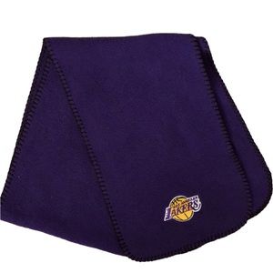 LA LAKERS Purple Fleece Scarf
